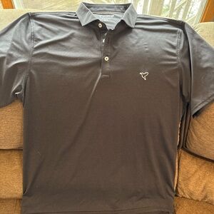 Bird Dogs Golf Polo Black  Lightweight Moisture Wicking Shirt Men’s XL